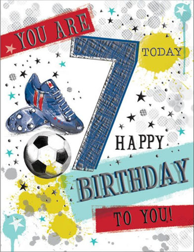 Picture of HAPPY 7TH BIRTHDAY CARD